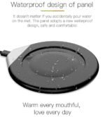 Smart Mug Warmer with Wireless Charger - Black - Image 5