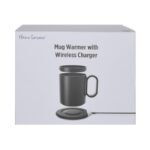 Smart Mug Warmer with Wireless Charger - Black - Image 2