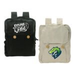 Cotton Backpacks with Zipper Closure - Image 4