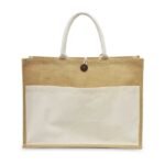 Jute Bags with Cotton Pocket