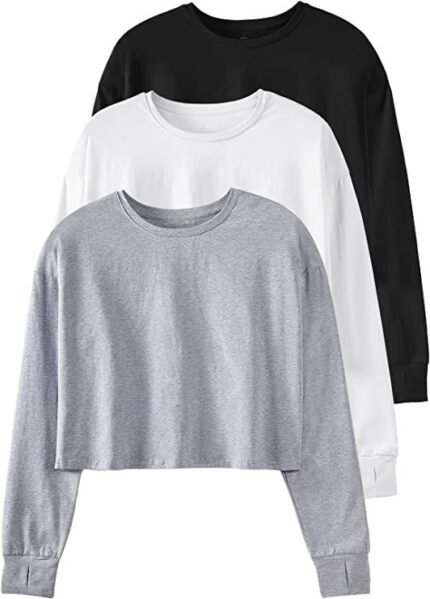 Long Sleeve Crop Top
