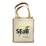 Jute and Cotton Bags Two Side Print - Image 2
