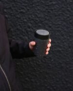 Circular Cup 8oz Grey & Ink - Image 2