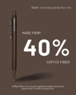 DEBAR - Coffee Grounds Ball Point Pen - Natural - Image 3