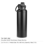 Double Wall Stainless Steel Bottles with Carry Handle - Image 2