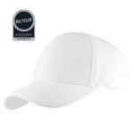 TITAN - Santhome Recycled 6 Panel Adjustable Cap - White - Image 5