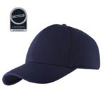 TITAN - Santhome Recycled 6 Panel Adjustable Cap - Navy Blue - Image 2