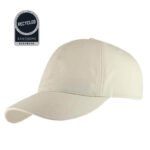 FLEX - Santhome Recycled 6 Panel Relaxed Fit Cap - Beige - Image 2