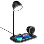 VEERE - @memorii 3 in 1 Wireless Charger Lamp with Speaker - Black - Image 2