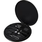 OSLO - @memorii Recycled 15W Wireless Charger Multi - Cable Set - Black - Image 5