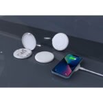 OSLO - @memorii Recycled 15W Wireless Charger Multi - Cable Set - Blue - Image 6