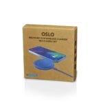 OSLO - @memorii Recycled 15W Wireless Charger Multi - Cable Set - Blue - Image 9