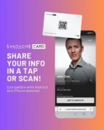Santhome Card - Digital Business NFC Card - White ITSN 1181 - Image 5