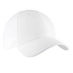 TITAN - Santhome Recycled 6 Panel Adjustable Cap - White - Image 2