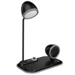 VEERE - @memorii 3 in 1 Wireless Charger Lamp with Speaker - Black - Image 6