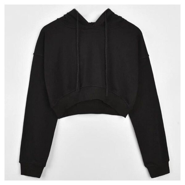 Crop Top Hoodie Activewear - Image 4
