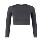 Long Sleeve Crop Top Activewear - Image 2